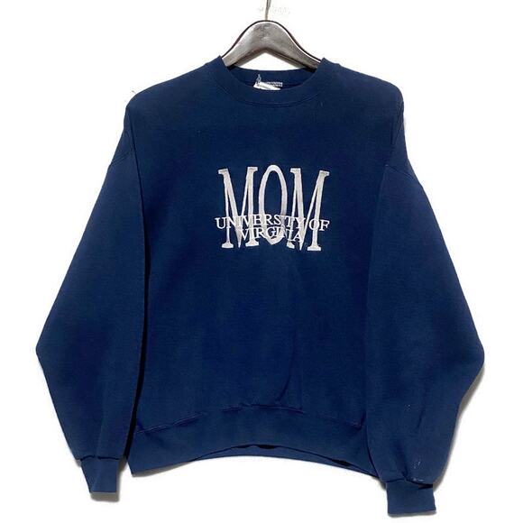 University of Virginia Mom Sweatshirt Women's Size Large USA Player Sportswear - Picture 1 of 7